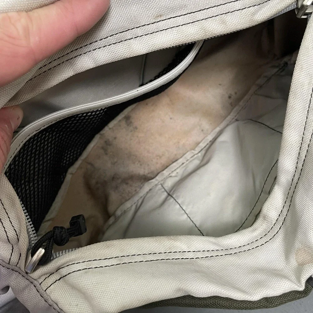 The North Face Lumbar Waist Pack Olive Gray Fanny Pack Adjustable Strap Hiking